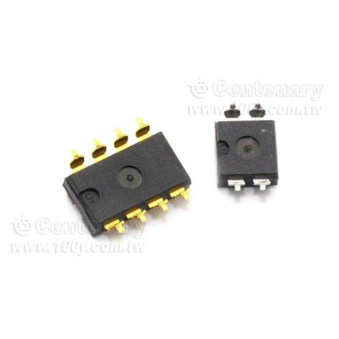 SMD型 指撥開關 2P (ROHS) 2.54mm - 63058 產品圖片