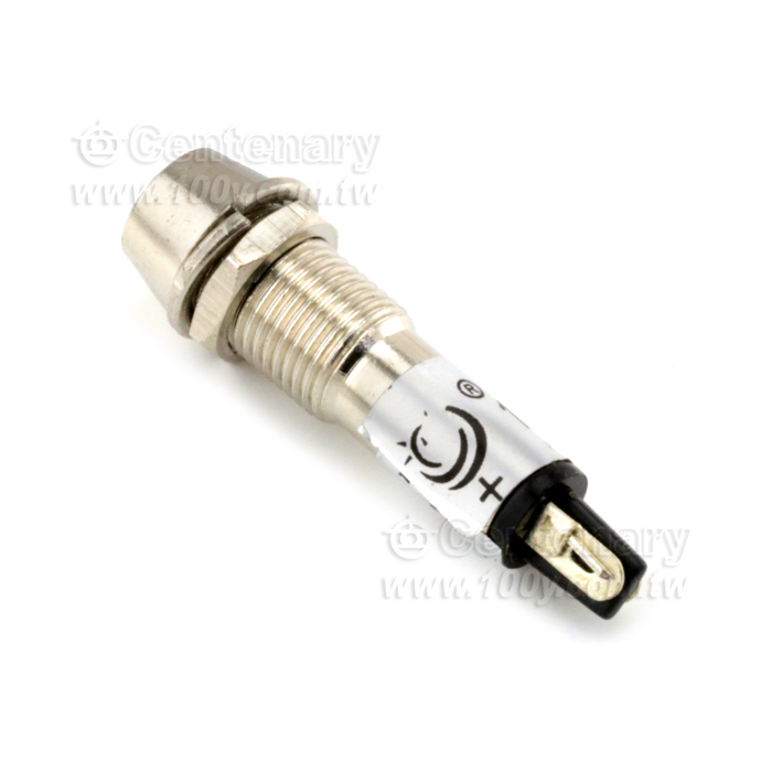 M8 井型銅霓虹燈附電阻DC12V 黃色 - 8179 產品圖片