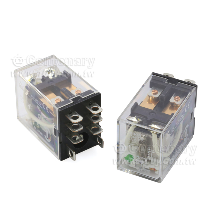 功率繼電器+LED (DPDT) DC24V - 17606 產品圖片