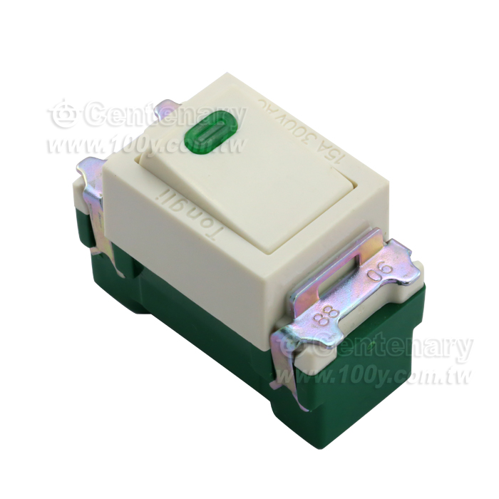 螢光埋入單切開關 15A - 12100 Product Image