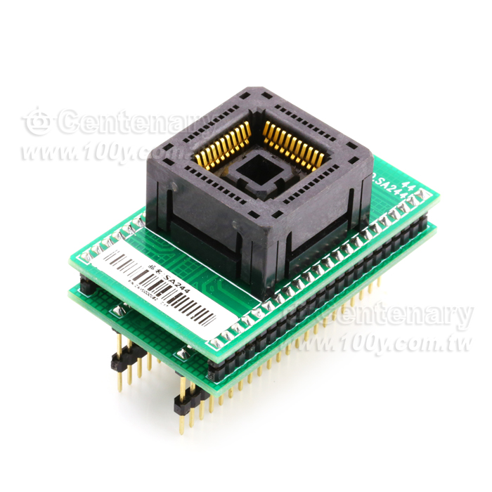 PLCC-44  Programming Adaptor Support PLCC 8741A/8742/8744/8748/49H/8751/8752 &16Bit EPROM 27C1024/2048/4096 - 22113 Product Image