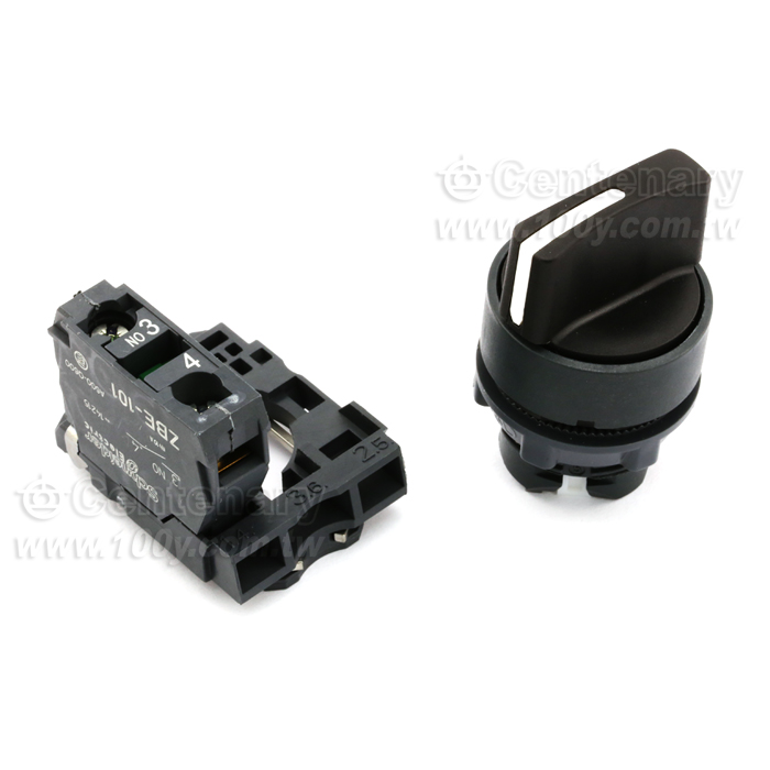 Schneider_黑色選擇開關 22mm - 61758 產品圖片