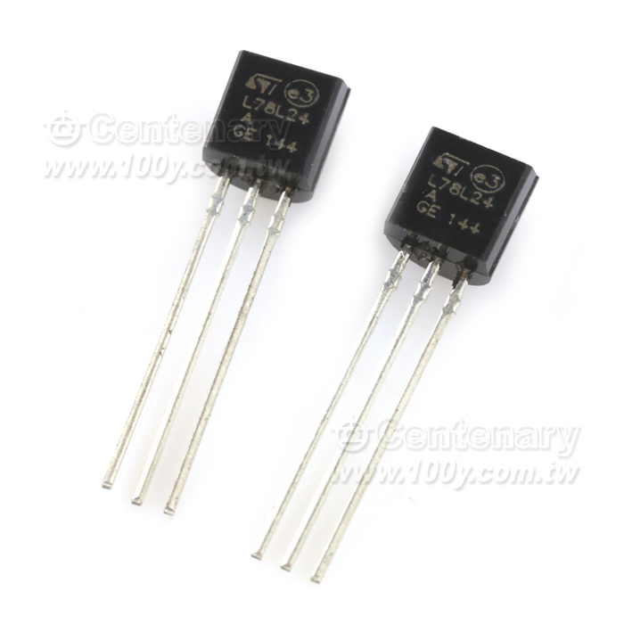 Fixed voltage  regulator(3-terminal positive voltage regulator. Output voltage 24V. Output current 100 mA) - 1314 Product Image