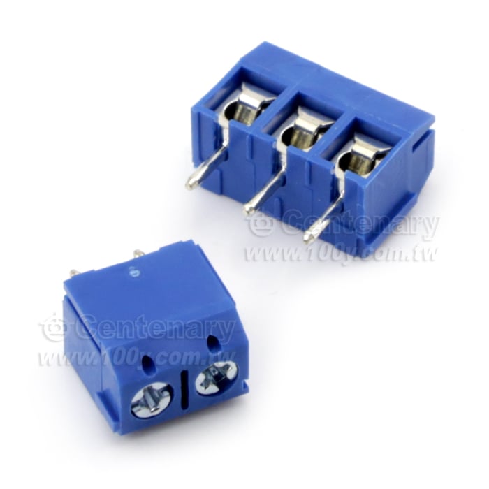 2P  端子臺 250V/16A 5.00mm【ROHS】 - 23949 產品圖片