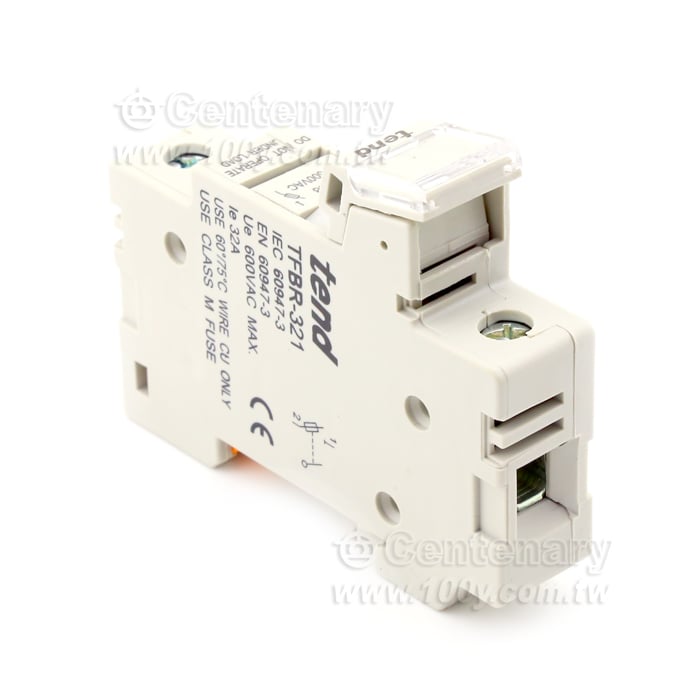 Fuse Holder For:10*38mm Fuses - 28381 Product Image