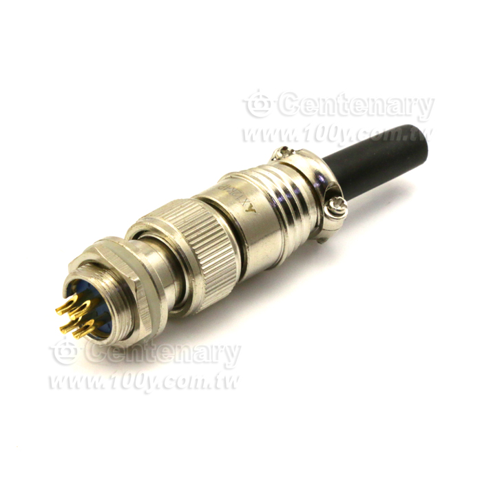 鍍鎳4P金屬連接器 - 29208 產品圖片