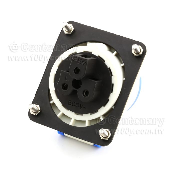 3P/16A 230VAC IP44 母插座 口徑:52mm - 30454 產品圖片