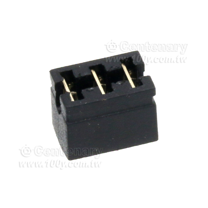 跳線帽-短路帽-三連體 H:6mm - 32106 產品圖片