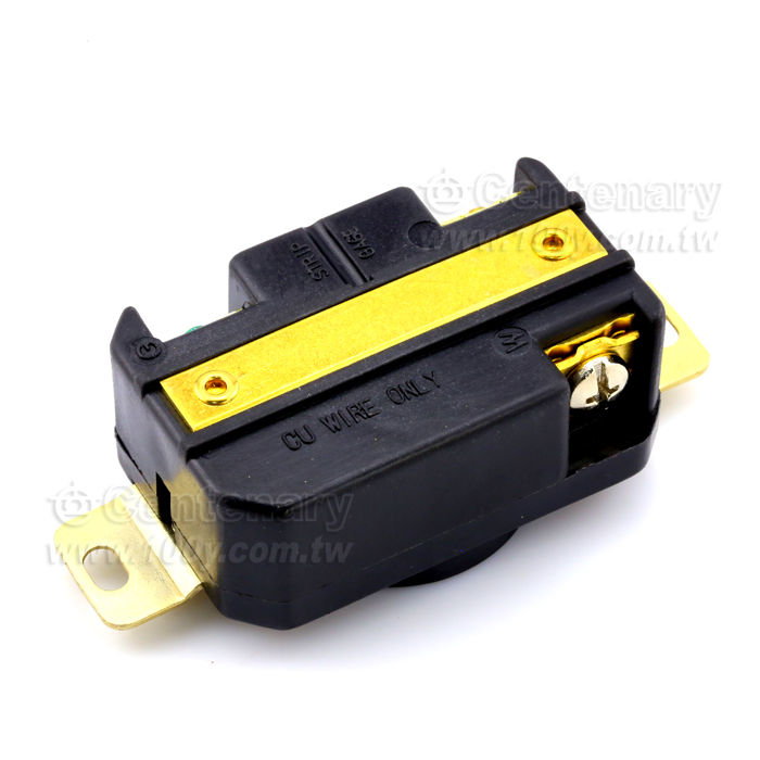 L5-30R 美國插座 3P/30A/125V (塑膠) - 41633 產品圖片