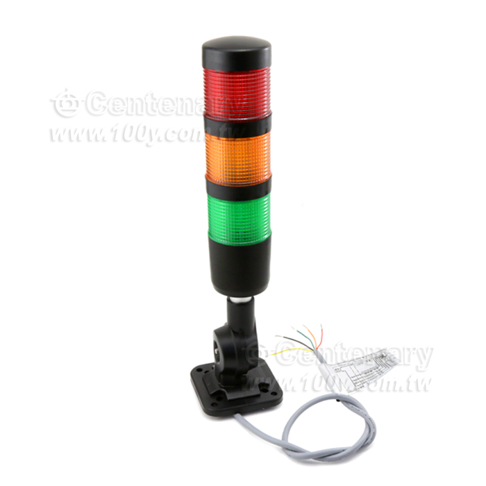φ50 可折疊三層蜂鳴警示燈 LED24V - 135402 產品圖片