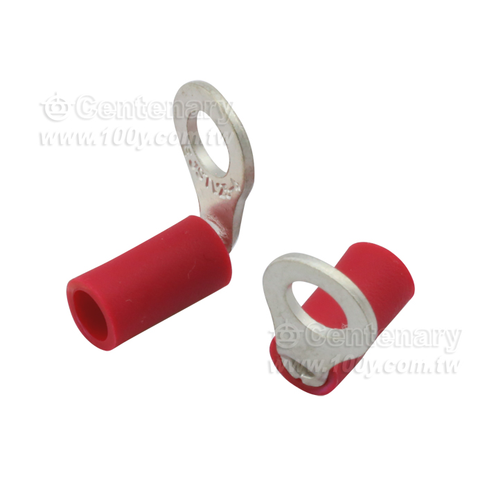 Solderless Terminal Ring Tongue (R Type) Vinyl-Insulated (Flared) - 112369 Product Image