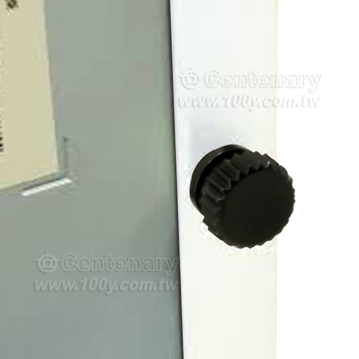 8-32黑色滾花手擰塑料機箱螺絲(ROHS) - 46808 產品圖片