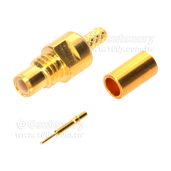 SMC jack crimp for RG174,RG188,RG316; 2.3Ghz VSWR1.2 - 49524 Product Image
