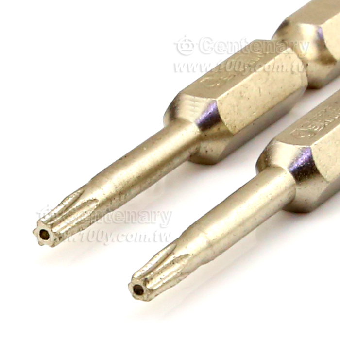 5件套6.3mm L:50MM長中孔星形起子頭TH10 - 49955 產品圖片