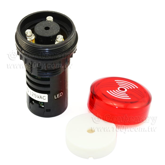 22mm Continual buzzing LED Lamp - 113293 Product Image
