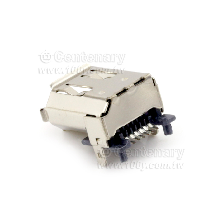 IEEE 1394 6PIN RECEPTACLE  SMT 90° TYPE - 51072 Product Image