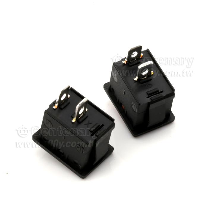 無燈-黑按鈕/黑底(RoHS) - 52463 產品圖片