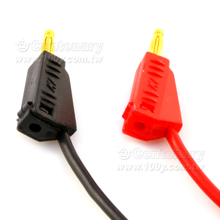 2mm紅/黑色香蕉頭測試線 20AWG【ROHS】 - 52734 產品圖片