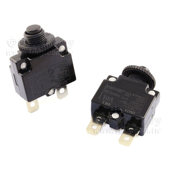 10A/125VAC手動復位過流過載保護器 - 11726 產品圖片