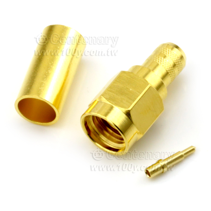 SMA Male Crimp Type鍍金 (ROHS) - 53231 產品圖片