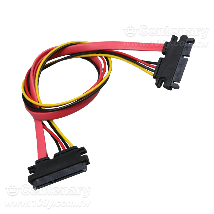 SATA延長線 7+15 SATA數據線+電源線 - 100472 產品圖片