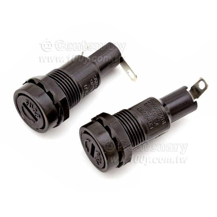 5*20mm保險絲座10A(ROHS) - 55832 產品圖片