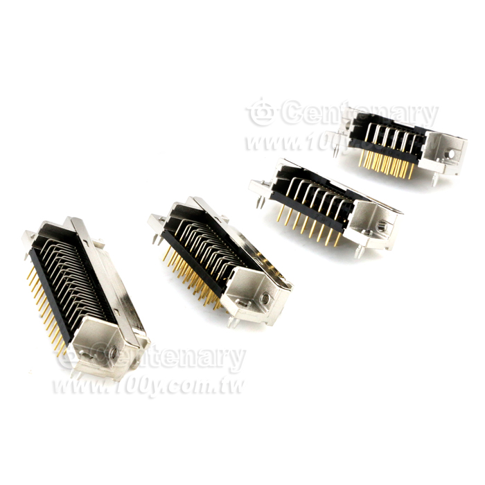 HPCN  26P母座 90° 鍍金0.5u - 164686 產品圖片