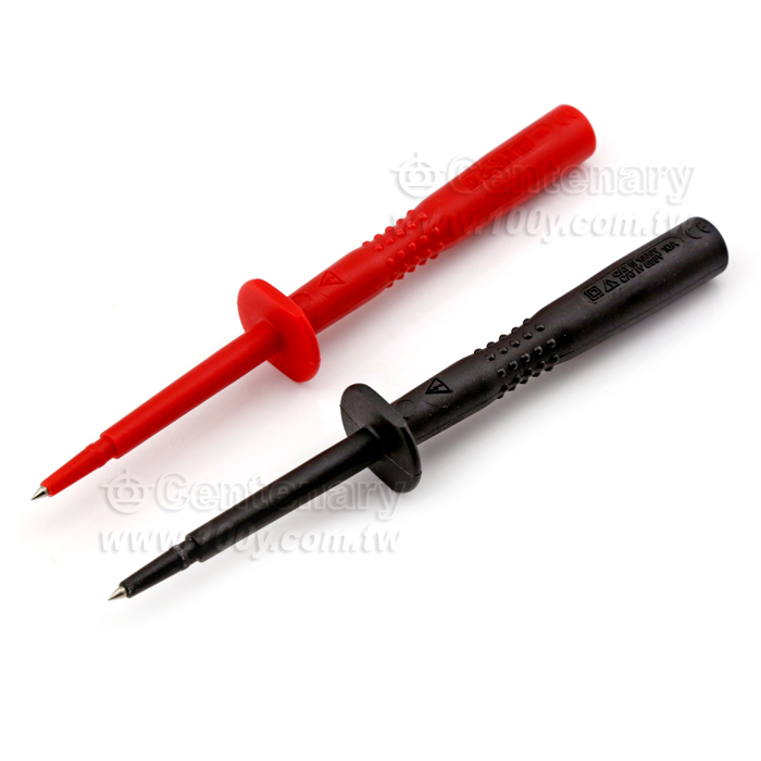尖型不鏽鋼測試探棒 紅,黑 - 57815 產品圖片