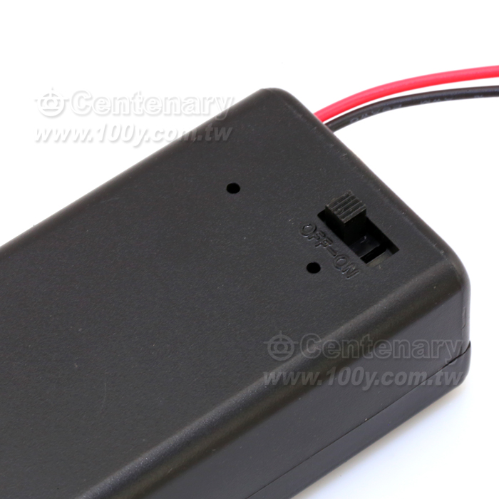 9V Plastic Battery Holder With Cover and SW - 58612 Product Image