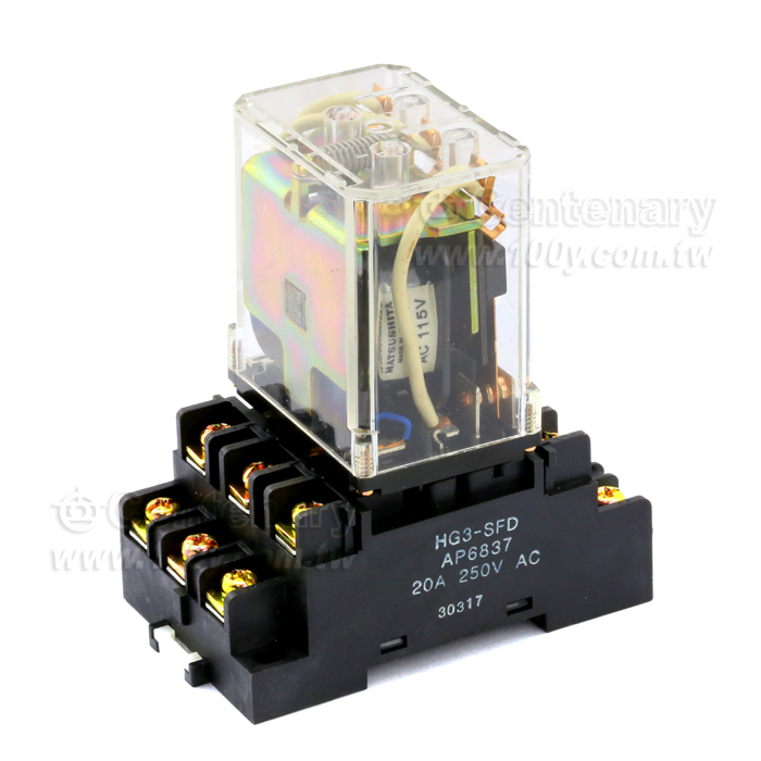 MATSUSHITA_HG3 Relay Socket - 103669 Product Image