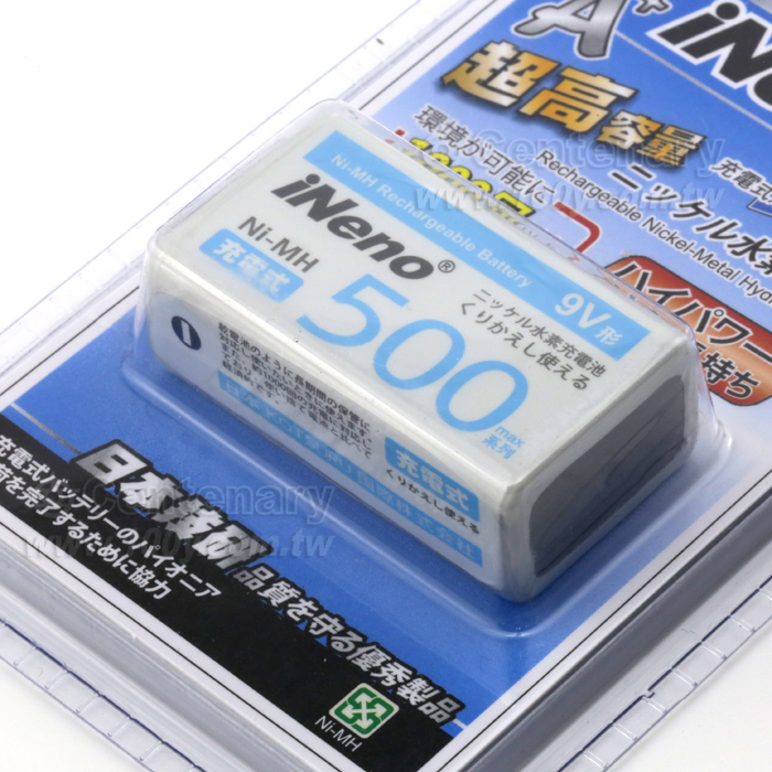 9V鎳氫充電電池 - 61715 產品圖片