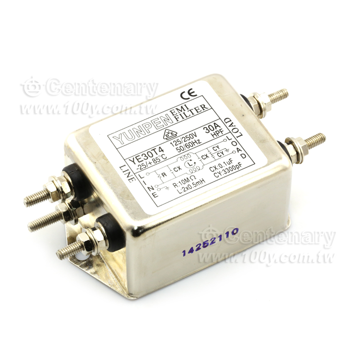 AC Series EMI Power Line Filter - 61745 Product Image