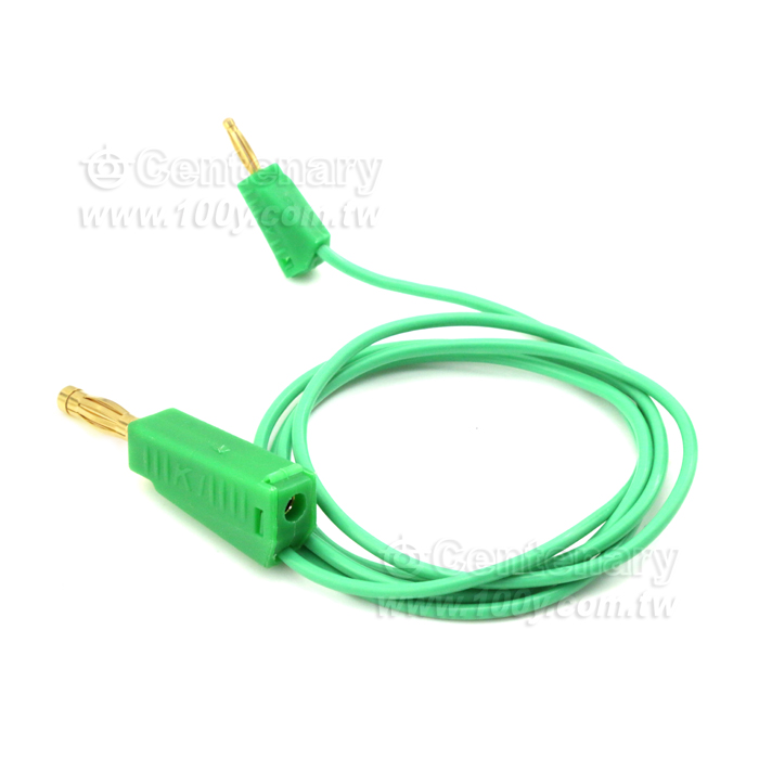 綠色香蕉頭測試線 75cm 10A50V 【ROHS】 - 62112 產品圖片
