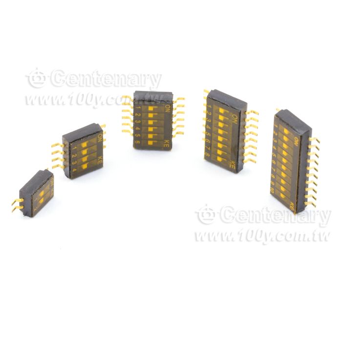 SMD 4P指撥開關(ROHS)  1.27mm - 12988 產品圖片
