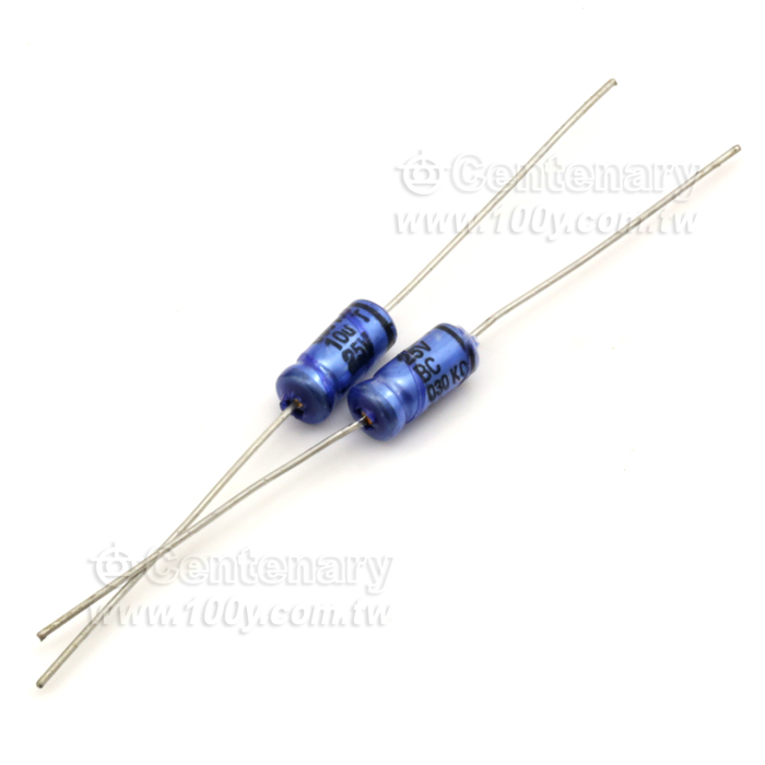 10uF/25V軸向鋁電容 - 63895 產品圖片