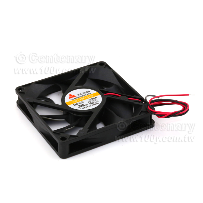 12VDC 2線式薄型風扇【ROHS】 80*80*15mm - 63562 產品圖片