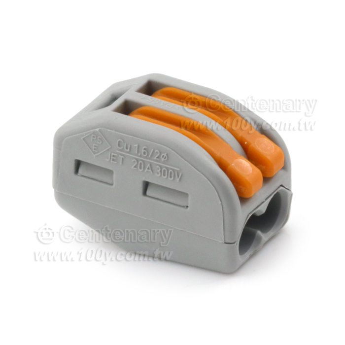 Compact Connector 3-wire connector with lever - 65261 Product Image
