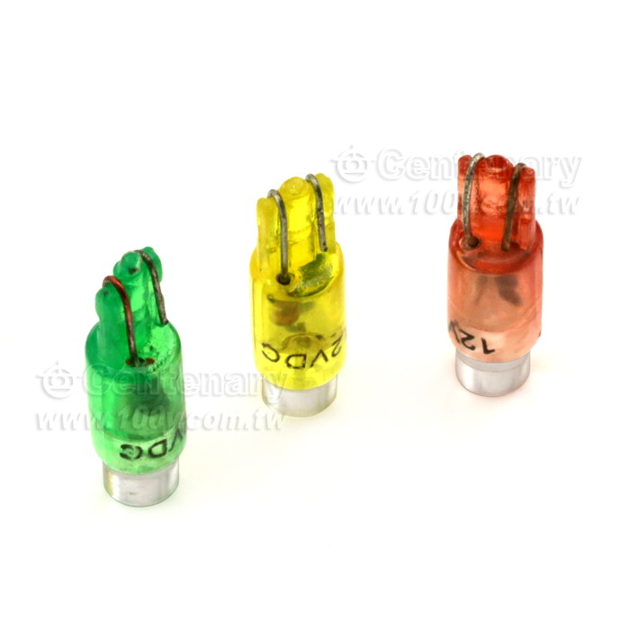 WT5 12V平頭黃色LED - 65136 產品圖片