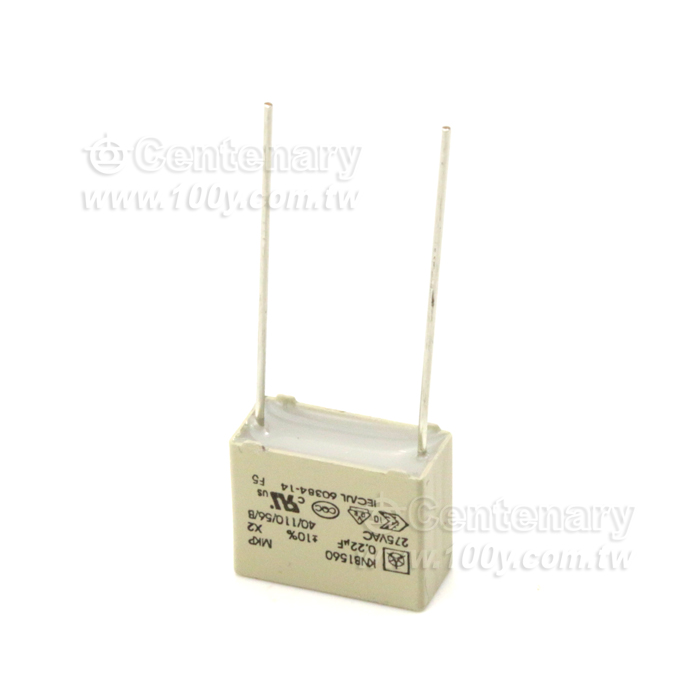 X2濾波電容0.22uF/275Vac ±10%【ROHS】 - 52485 產品圖片