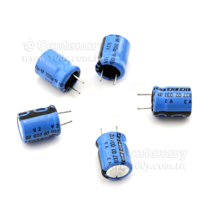 Vishay-BC 100uF±20% 63V - 66382 產品圖片