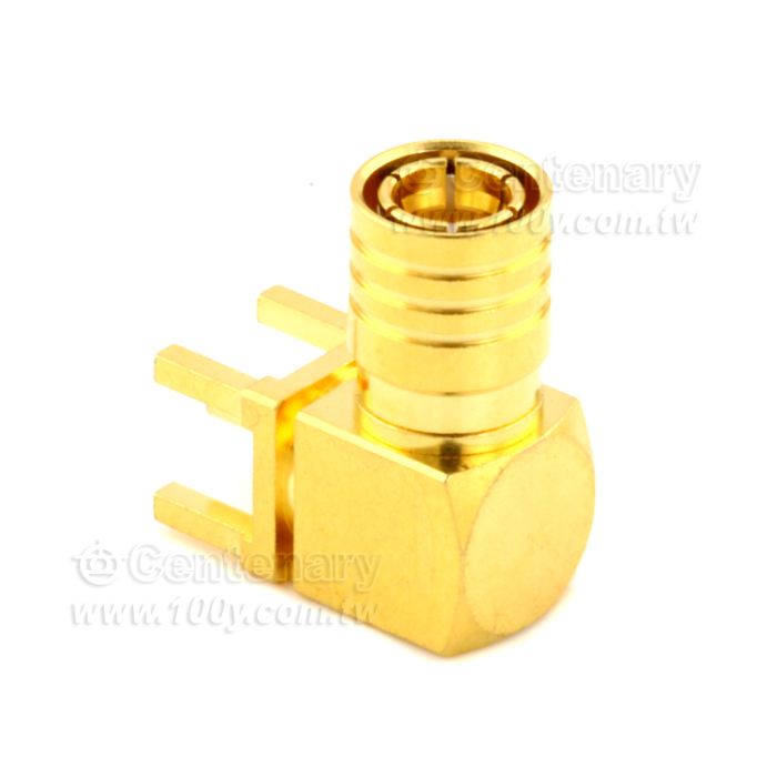SMB PLUG P.C.B.MOUNT RIGHT ANGLE - 70524 Product Image