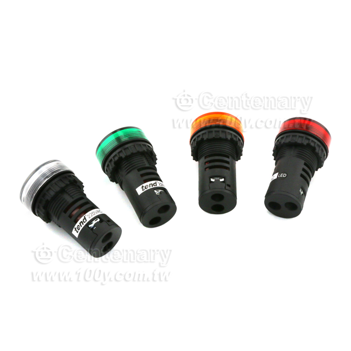 22mm直接常亮LED指示燈 220V 綠 (ROHS) - 58172 產品圖片