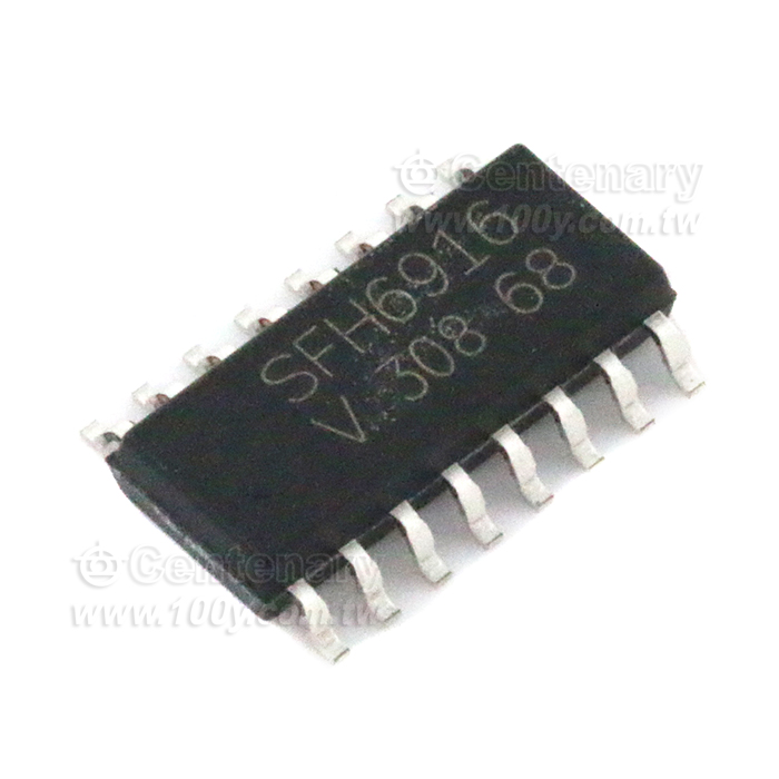 晶體管輸出光電耦合器 SOP-16 - 72552 產品圖片