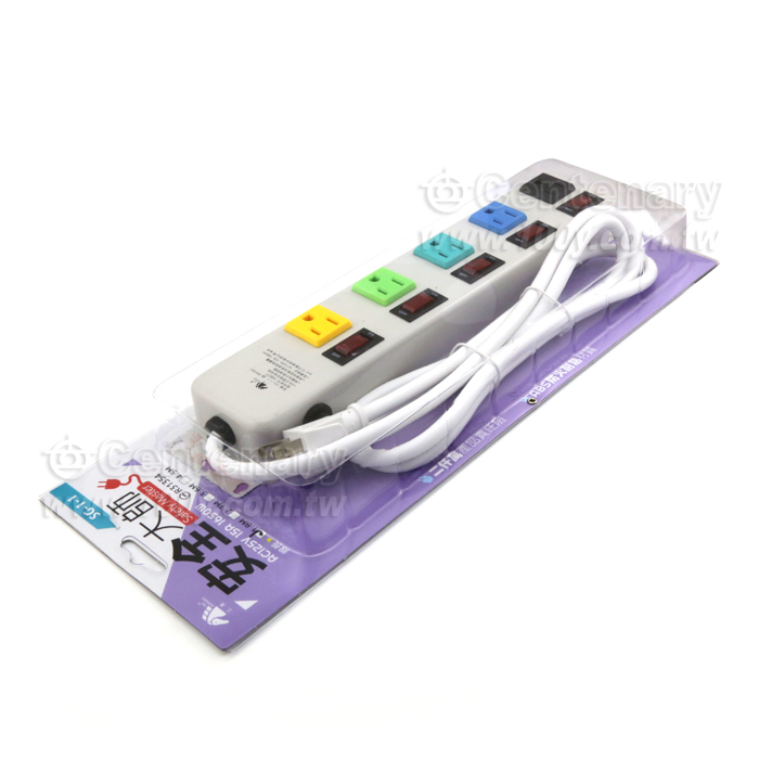 5開5插電腦延長線 3.6M - 81905 產品圖片