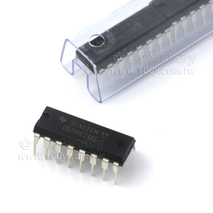 High Speed CMOS Logic 3-to-8 Line Decoder Demultiplexer Inverting and Non-Inverting - 38237 Product Image