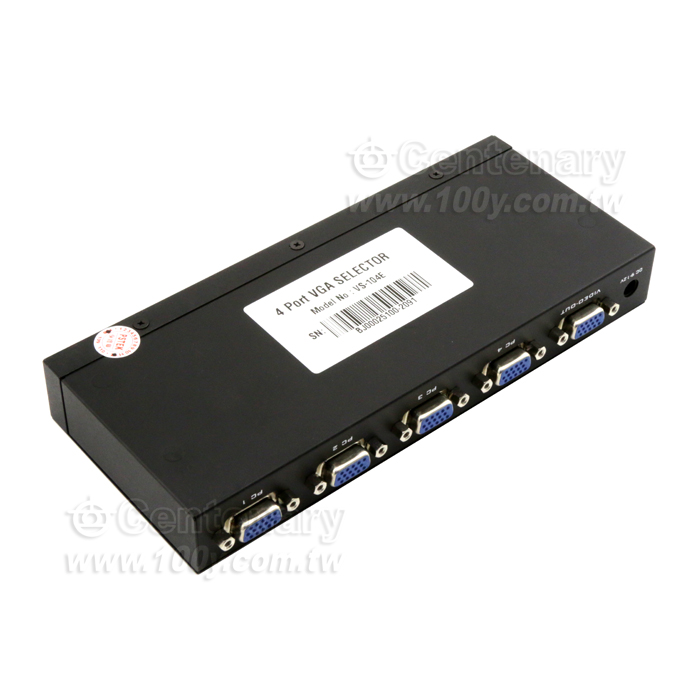 4PORT電腦螢幕切換器 - 71809 產品圖片