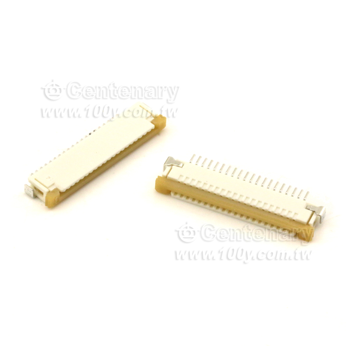 CONN FFC/FPC 20POS 1mm R/A SMD - 75825 產品圖片