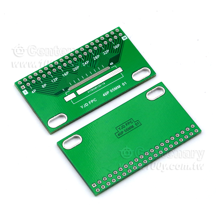 FPC FFC 轉接板40p轉DIP 27.94*52.07mm - 104575 產品圖片