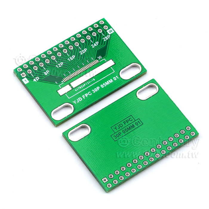 FPC FFC 轉接板30p轉DIP  26.67*39.37mm - 104576 產品圖片