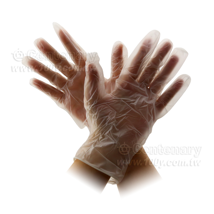 PVC手套(無粉) Size: L, 9" - 77628 產品圖片
